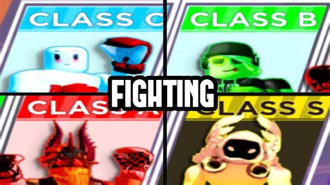 Fighting In Every Class Roblox Boxing League Youtube