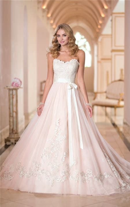 The perfect ivory bridesmaid gowns 2021 await you among hundreds of trendy styles here at couture candy. Ball Gown Sweetheart Blush Pink Satin Ivory Lace Wedding ...