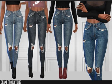 5 Colors Found In Tsr Category Sims 4 Female Everyday Sims 4 Mods