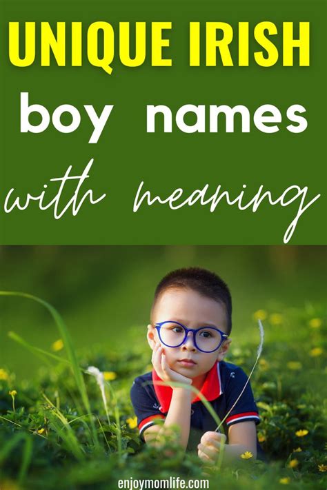 Strong Irish Boy Names With Meaning Irish Boy Names Unique Irish Boy