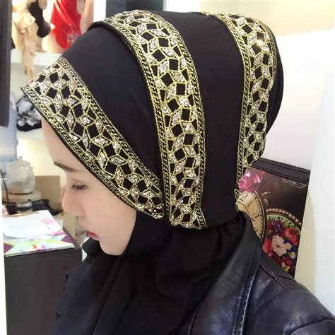 fashion islam women s scarf sequins printed high quality muslim hijab for women headwear girl s