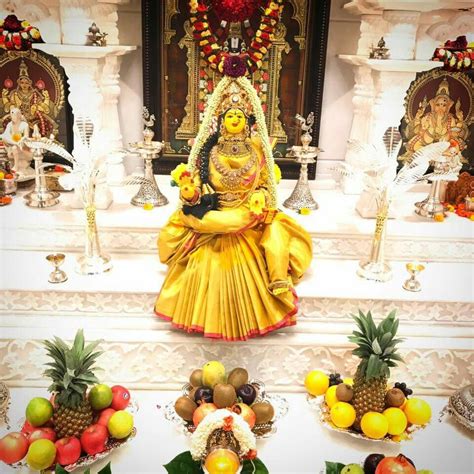 Varalakshmi Goddess Decor Pooja Rooms Festival Decorations