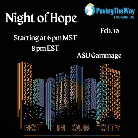 Night Of Hope Asu Gammage Tempe February 10 2023