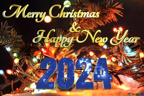 Merry Christmas And Happy New Year 2024 Wallpaper For Pc Wallpaperforu