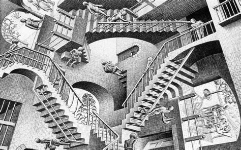 Mc Escher Wallpaper Wallpapersafari