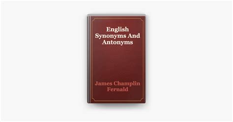 ‎English Synonyms And Antonyms on Apple Books in 2020 ...