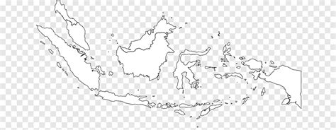 Gambar Sketsa Gambar Produk Seni Garis Peta Indonesia Sudut Putih
