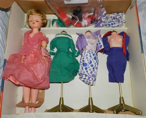 Vintage Candy Fashion Doll With Clothing Box By Deluxe Reading Corp