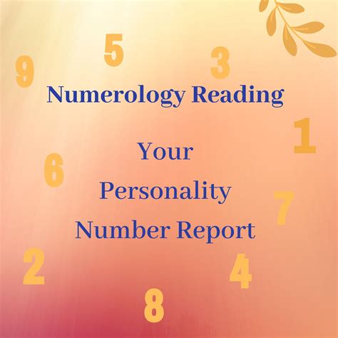 Numerology Readingpersonality Numbernumerology Report Etsy