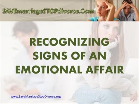 What Are The Signs Of An Emotional Affair