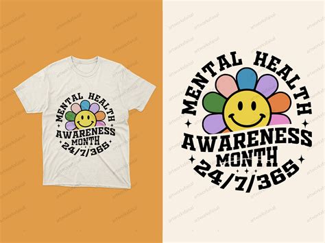Mental Health Custom T Shirt Design By Retrotshirt On Dribbble