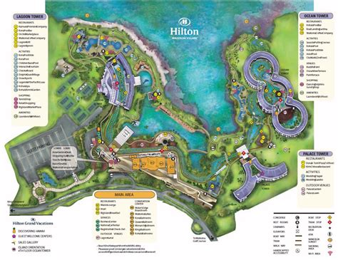 Hilton Hawaiian Village Map Of Resort World Map