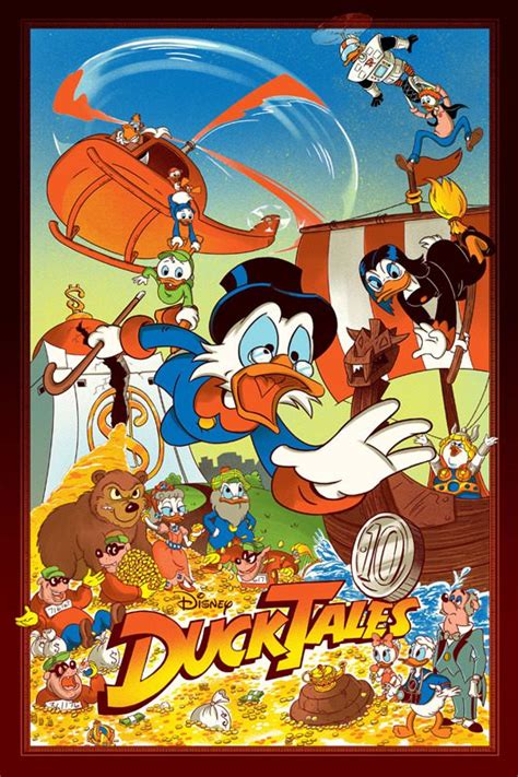 Pictures Six New Ducktales Posters Celebrating Ducktales Remastered