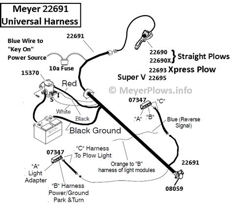 Myers Snow Plow Light Wiring Schematic