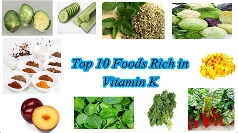 Top 10 Foods Rich In Vitamin K Youtube