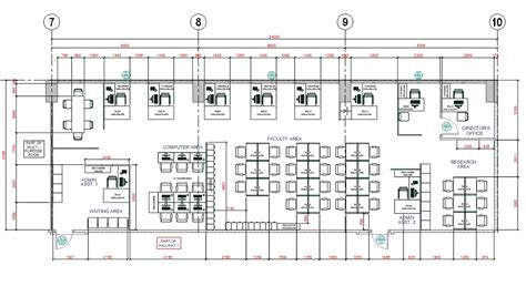 Office Layout Plan Details With Furniture Cad Drawing Details Dwg File