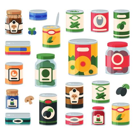 Canned Goods Vector Art Stock Images Depositphotos