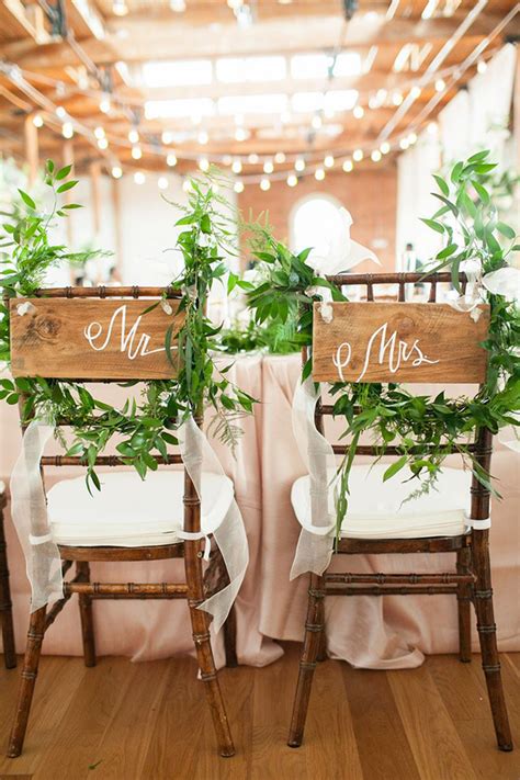 The centerpieces are often more imposing and the chairs have special designs. wedding decor ideas | Tulle & Chantilly Wedding Blog