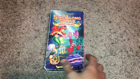 Disneys Sing Along Songs Under The Sea VHS Review YouTube