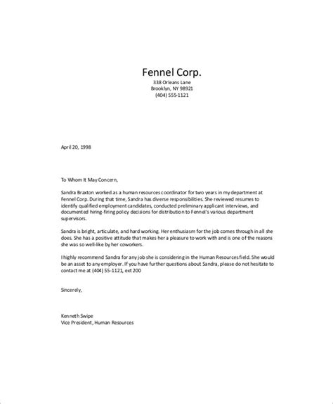 A sample referral clerk cover letter to send with a resume, plus tips on how to write and submit your cover letter. Letter Of Recommendation For Coworker Sales - Letter