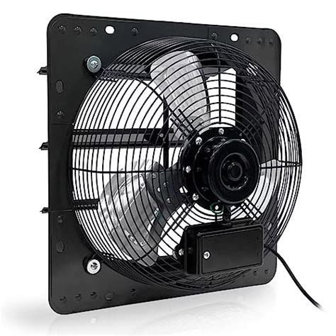 Ventisol 14 Inch Shutter Exhaust Fan Wall Mounted Aluminum Blades