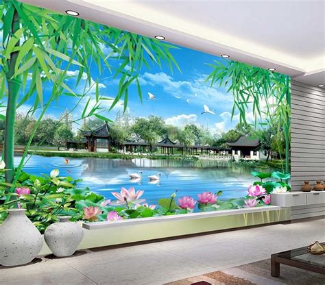 Wallpaper 609 rugs 10 curtains 6 blinds 6 wall stickers 5. Customize wallpaper papel de parede HD Beautiful scenery ...
