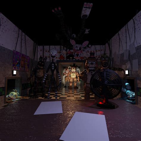 Fnaf2 Office By Cluckyducky123 On Deviantart