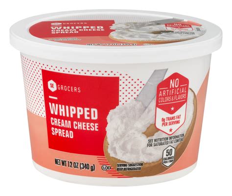 Se Grocers Se Grocers Whipped Cream Cheese Spread 12 Oz 12 Ounces