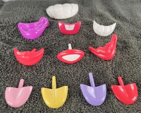 Mr And Mrs Potato Head Replacement Body Parts Large Lot Of 31 Mouth