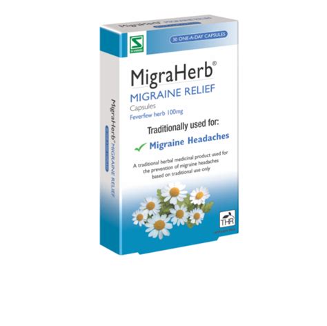 Migraherb Feverfew Migraine Tablets Schwabe Pharma Uk Natures Way