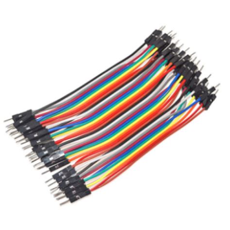 pt5052a 40pcs 20cm dupont cables male to male 1p 1p jumper wire