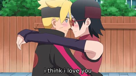 Boruto And Sarada S First Kiss In Anime Youtube