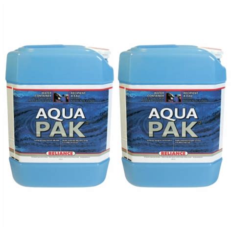Reliance Products Aqua Pak Plastic Drinking Water Container Jug 5 Gal