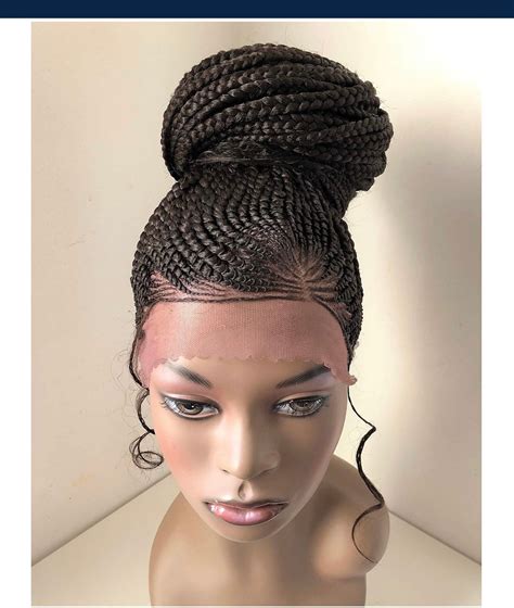 Braided Cornrow Wigneatly And Tightly Donebraided Wig For Etsy