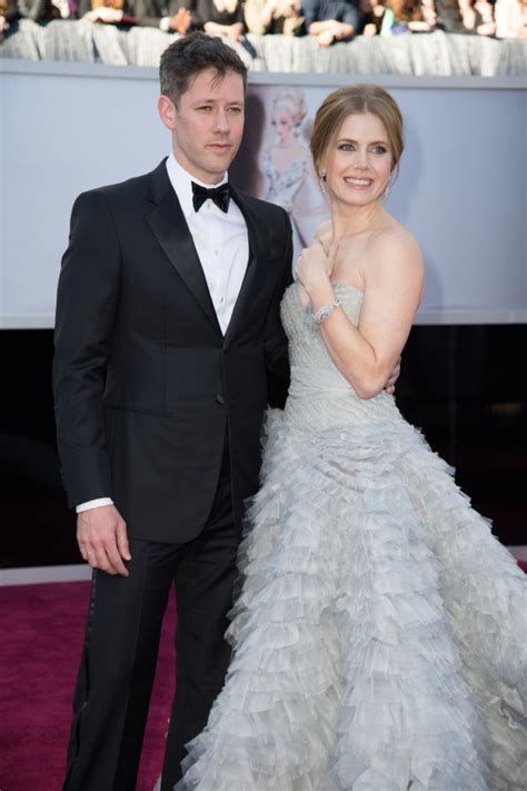Amy Adams And Darren Le Gallo Oscars 2013 Red Carpet Celebmagnet
