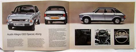 1978 Austin Allegro Sales Brochure German Text