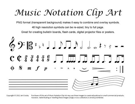 Music Notation Symbols Chart Images And Photos Finder