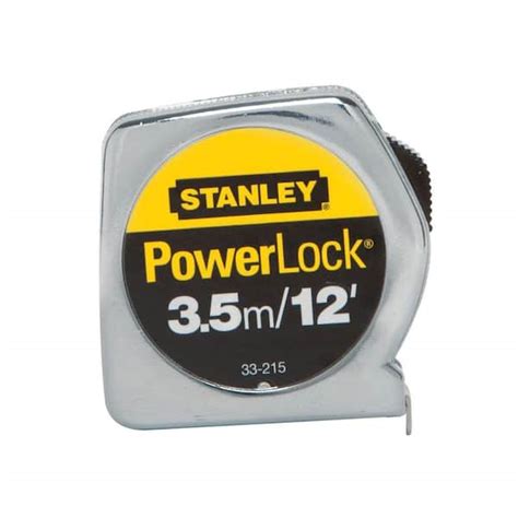Stanley Powerlock 35m12 Ft X 12 In Tape Measure Metricenglish