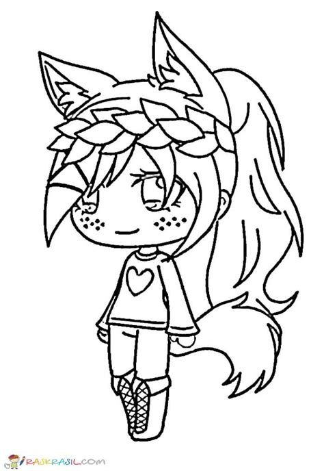 Showing 12 coloring pages related to gacha. Pin by Esther on gacha life | Cartoon coloring pages ...