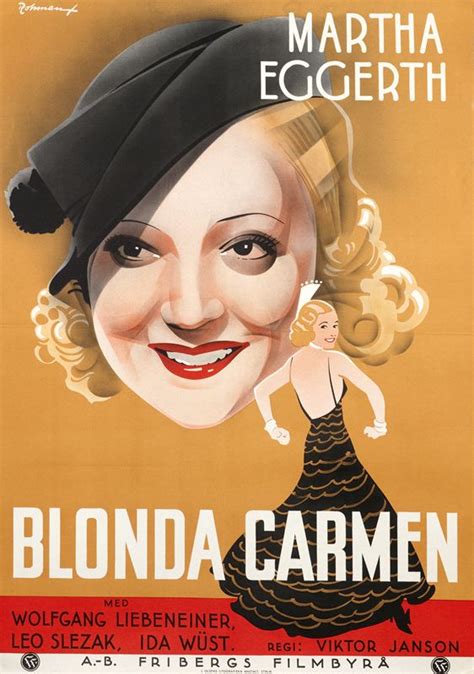 Blonda Carmen Die Blonde Carmen Rohman Eric 1935 275 X 395