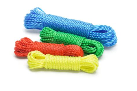 Colorful Nylon Ropes Stock Photo Image Of Coiled Ropes 17408040