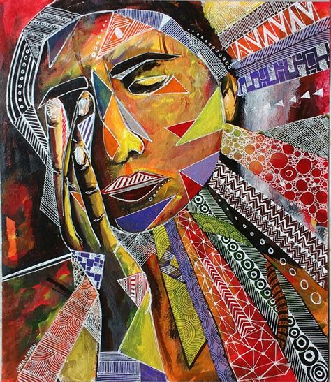 Oppressed Soul By Artist Jisha Madai Expressionism Painting