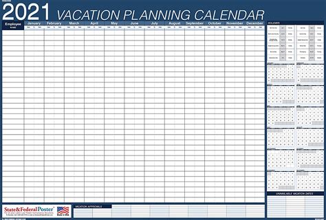 Employee 2021 Yearly Vacation Calendar Calendar Template Printable Vrogue