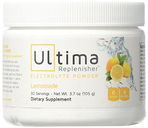 Ultima Replenisher Electrolyte Powder 30 Serving Canister Lemonade 3