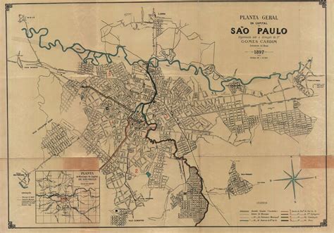 História Vila Diva Mapa de São Paulo de 1897 primeira vez que aparece