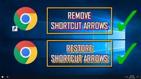 How To Remove And Restore Shortcut Icon Arrows Using String Value