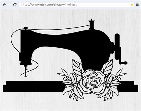 Floral Sewing Machine Svg Cut File Svg 2 525 Flower Fillers File For