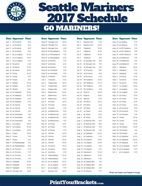 Full astros schedule & live game updates! 2017 Seattle Mariners Schedule | Boston red sox schedule ...
