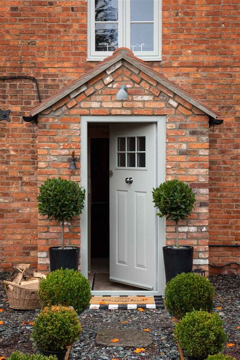 Pearl Grey Composite Doors Front Door Ideas Brick House Dream House