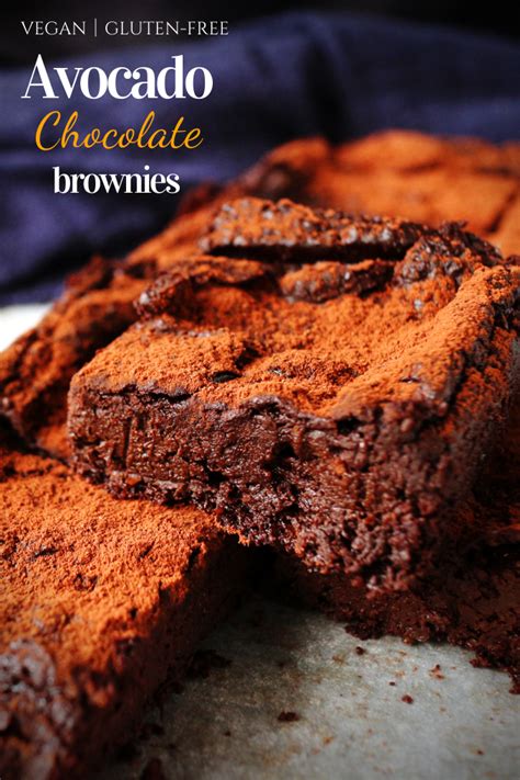 Fudgy Rich And Chocolatey These Avocado Chocolate Brownies Are A Vegan Dessert That You Need